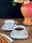 ACAR OMEGA Tasses à thé/café en porcelaine 6 personnes
