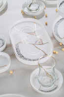 ACAR KINTSUGI MOON Service petit-déjeuner 25 pièces 6 personnes
