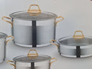 VIVALDI Batterie de cuisine 8 pièces induction