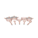 KARACA BIOGRANIT ROSEGOLD NOUVEAU Batterie de cuisine 13 pièces - Induction