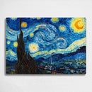 BELLART - Van Gogh "Starry Night" - "La Nuit étoilée" - Planche à découper en verre à impression UV 35x25 cm