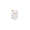 KARACA BEREN Lot de 6 petits verres à eau doré - 6 Parça Kahve Yanı Bardağı Gold
