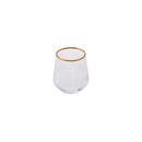 KARACA NİHAN  Lot de 6 petits verres à eau doré - 6 Parça Kahve Yanı Bardağı Gold