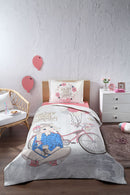 ÖZDILEK ENJOY Parure de lit avec housse en tissu matelassé 1 personne 4 saisons   ÖZDILEK ENJOY Tek kişilik Kapitoneli nevresim takımı 4 mevsimlik ÖZDILEK ENJOY Bettwäsche-Set mit gestepptem Stoffbezug 1 Person 4 Jahreszeiten. 