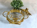TREND HOME Réchauffeur ROND 2 Litres gold